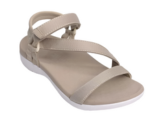 Zullaz Jenna Taupe Orthotic Sandals